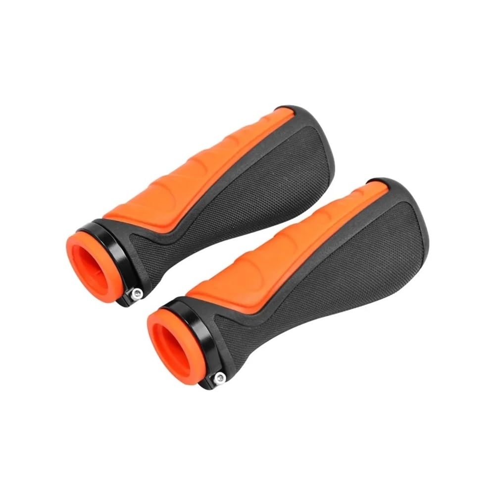CBFMFVFROR Handlebar Grips Soft Rubber Electric Scooter fit for Inokim OX OXO fit for Zero 8X 10X Anti-slip Grip Handle Cover Strong Support Accessory(Orange)