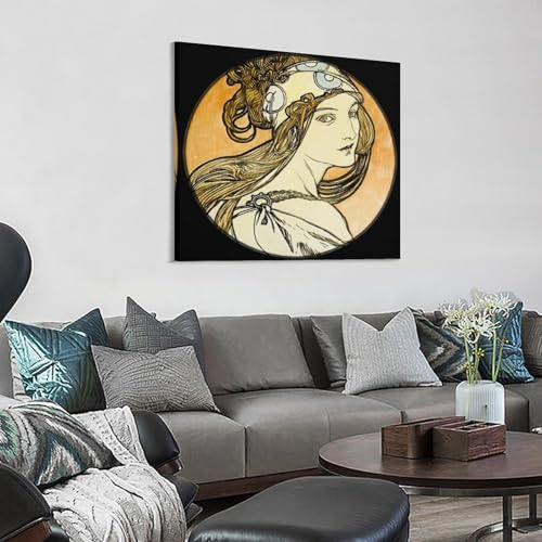 Impression sur toile Alphonse Mucha cadre décoration murale salon - 3