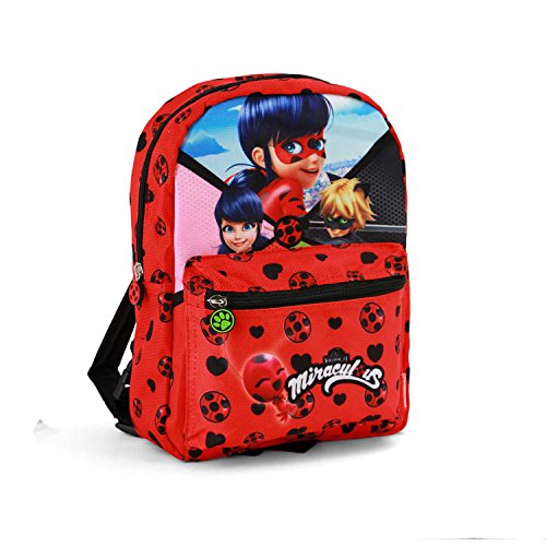 Karactermania Ladybug Split: Mochila infantil reversible  31 cm  Multicolor