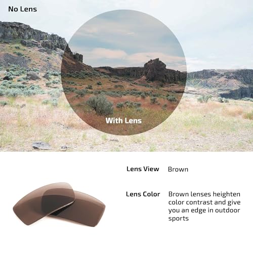 Image of Fuse Lenses Polarized Pro Replacement Lenses For Oakley Fuel Cell | Polarized Lenses | UV400 Protection | Impact-resistant polycarbonate | Scratch-resistant coating
