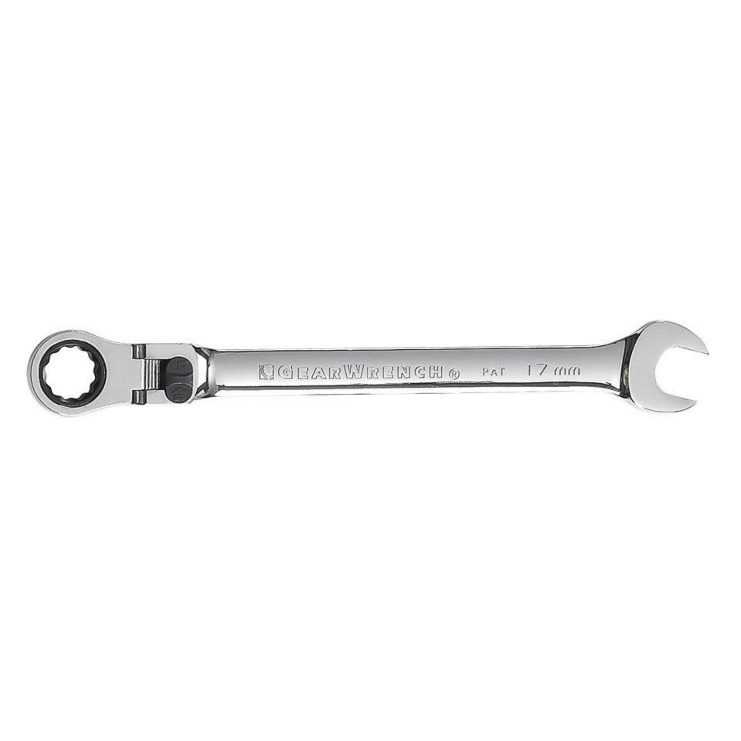 Clé 85617 17 mm XL outillage cliquet articulé pour espace restreint