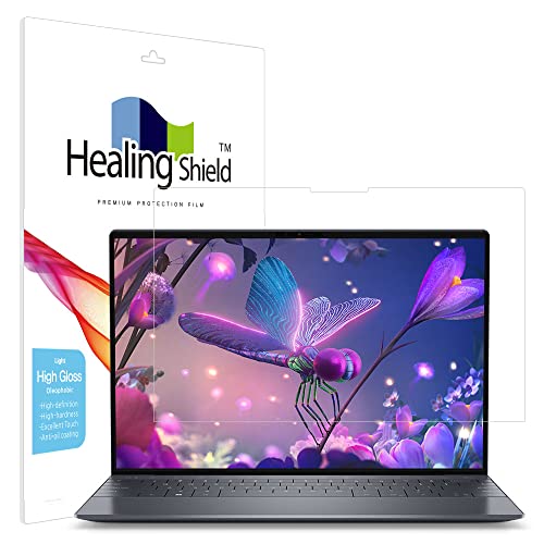 Healingshield スキンシール液晶保護フィルム Screen Protector Light Oleophobic High Gloss Film Compatible with DELL XPS 13 DX9320