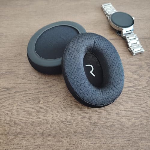 Almohadillas sustitutivas transpirables y duraderas para auriculares, compatibles con Boltune BT-BH010, tela de malla y espuma viscoelástica miniatura 6