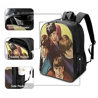 The Beatles Sac à Dos D’école Pour Enfant Rock Band Grande Capacité Cartable Sac De Voyage Sac D’école Primaire Filles Garçons Mignonne Cadeau 16inch - Les Beatles, Paul McCartney, John Lennon, RIngo Starr, George Harrison The Beatles Sac à Dos D'école Pour Enfant Rock Band Grande Capacité Cartable Sac De Voyage Sac D'école Primaire Filles Garçons Mignonne Cadeau 16inch – Image 3