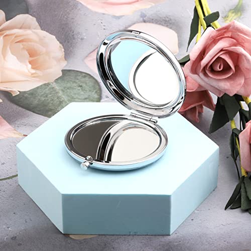 Espejo compacto redondo para maquillaje Zuo Bao miniatura 4