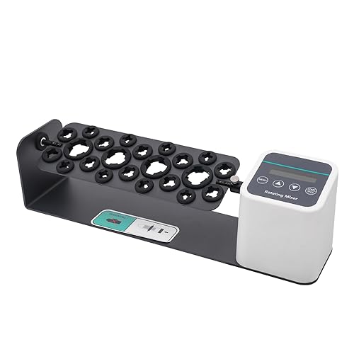 Miniatura 3 de Mezclador giratorio de laboratorio, mezclador de tubos, oscilador de paletas, velocidad ajustable, mezclador de tubo químico de 20-80 rpm, para