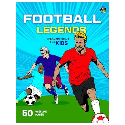 Football Legends Colouring Book for Kids