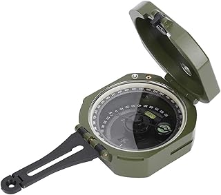 Brunton Compass Brunton Geological Compass Green Professional Outdoor High Accuracy Geological Compass Waterproof Fluoresnt Compass