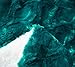 DaDa Bedding Lavish Emerald Teal Green Faux Fur Fuzzy Throw Blanket - Mermaid Scales Design White Sherpa Backside - Soft Warm Plush Bright Vibrant Jewel Tones Embossed for Bed/Couch - 50