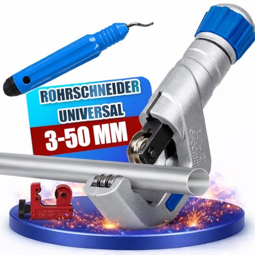 NTG Rohrschneider Set (3-50 mm) mit großem und kleinem Rohrschneider
