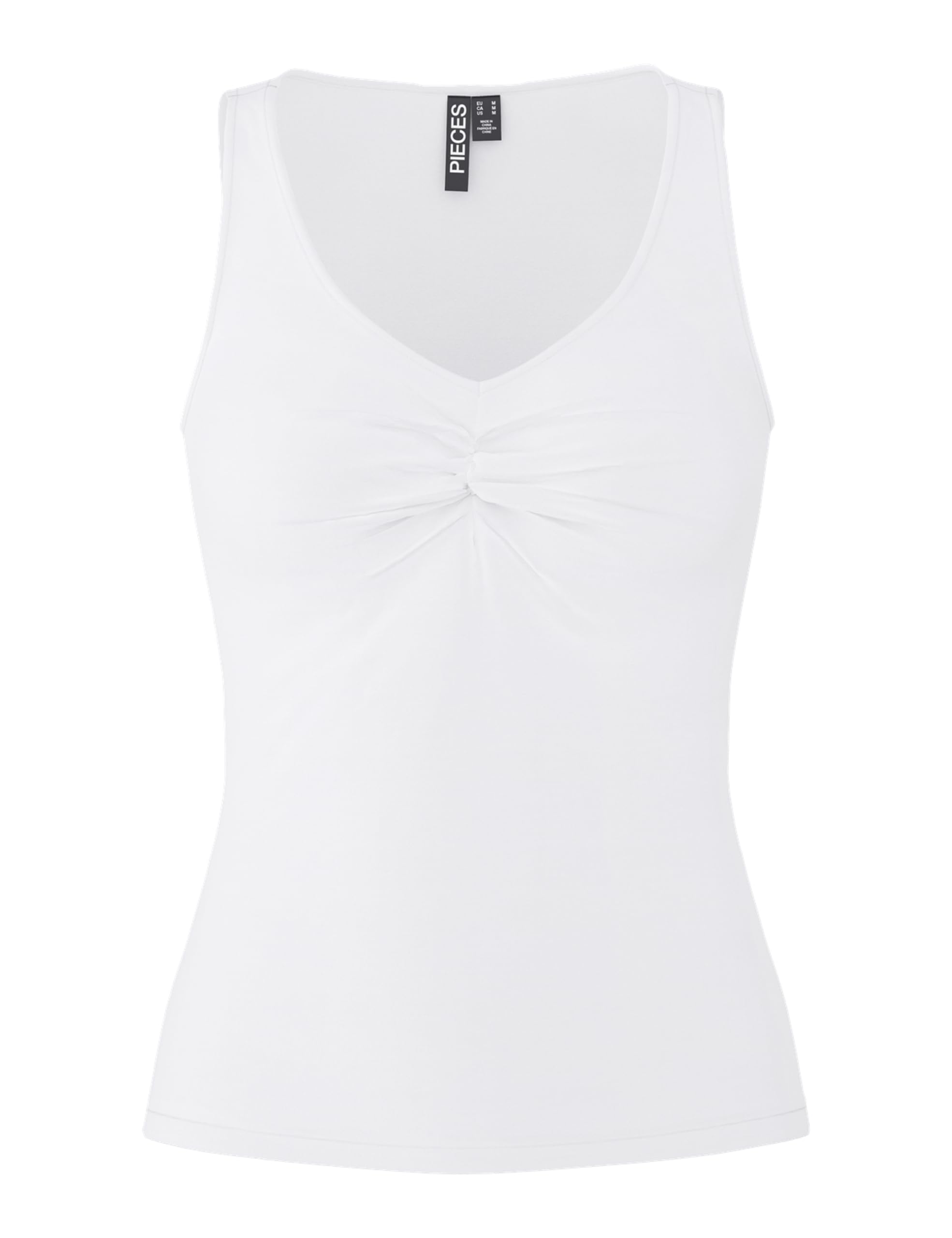 PIECES Damen Pcmaliva Sl V-Neck Top JRS Noos Bc Pcmaliva Sl V-Neck Top JRS Noos Bc (1er Pack)