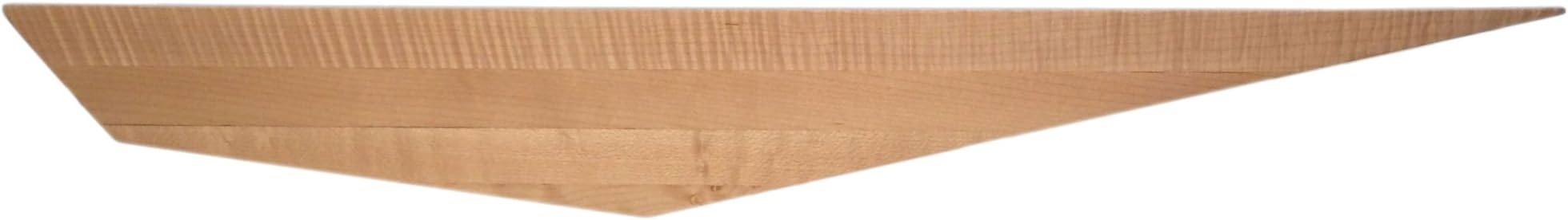 David Hsu Design Peliship Floating Shelves, Large, Right, Maple