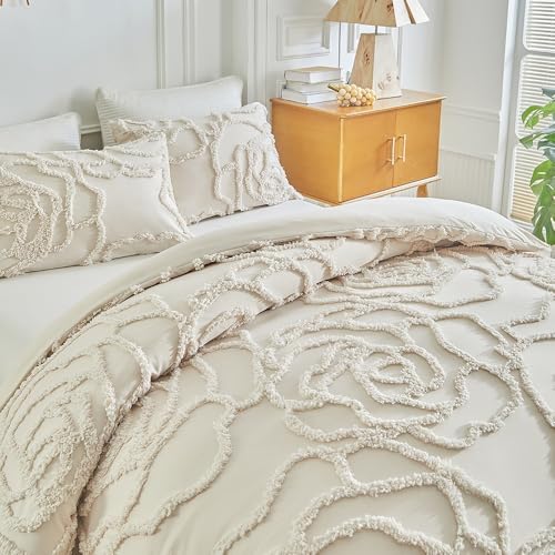 Housse de couette texturée de qualité supérieure parure de lit 3 pièces