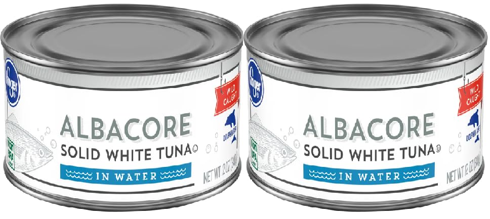 Solid White Wild Caught Albacore Tuna in Water (2 Cans, 12 oz. each Can)
