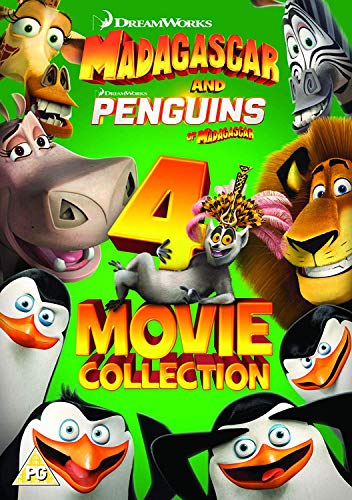 Madagascar & Penguins Of Madagascar: The 4-Movie Collection (Dvd) [2018]