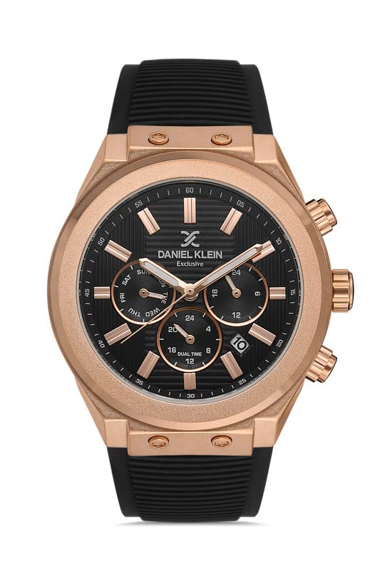 Image of Daniel Klein Analog Black Dial Men's Watch-DK.1.13321-4