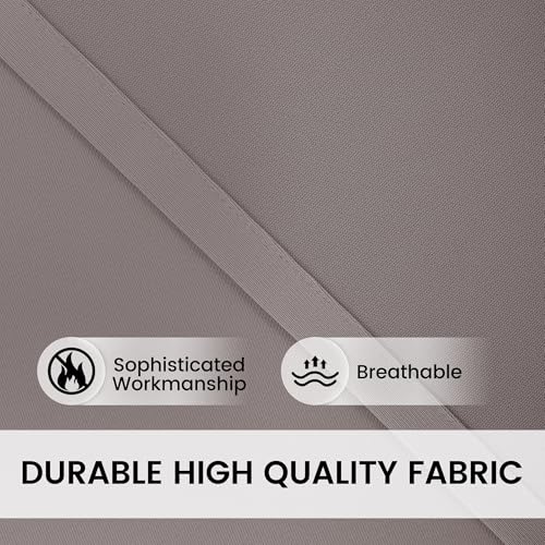 KNEOQIT Inherent Flame Retardant Hospital Curtains, Cubicle Curtain Divider Privacy Curtains for Hospital, Medical Clinic, Lab(1 Panel, 5x8FT,Grey) - Thumbnail 4