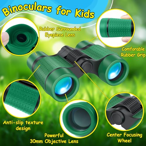 Fernglas für Kinder, Spielzeug für Geschenke für Kinder ab 3, 4, 5, 6, 7 und älter, Jungen, Mädchen, Outdoor-Spielzeug für Sport und Spielen im Freien, Vogelbeobachtung
