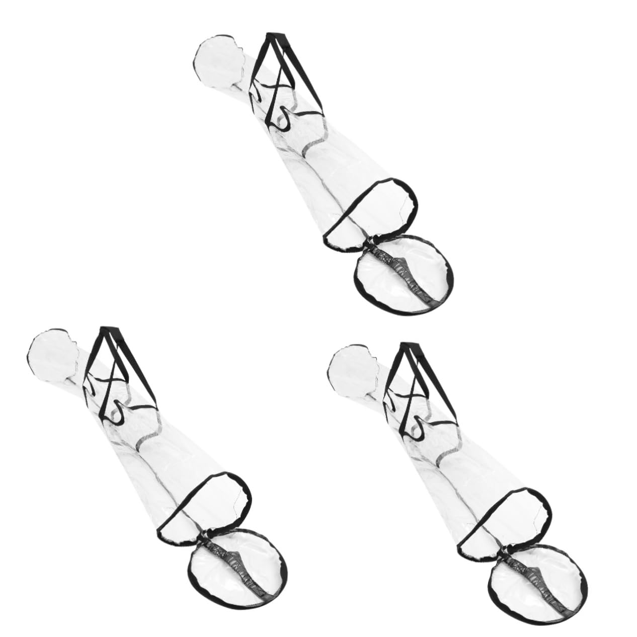 TOPBATHY 3 Stück Weihnachtliche Aufbewahrungstasche für Geschenkpapier mit Robustem Reißverschluss Leichter Organizer für Geschenkverpackungen für Weihnachten und Feiertage Elegantem