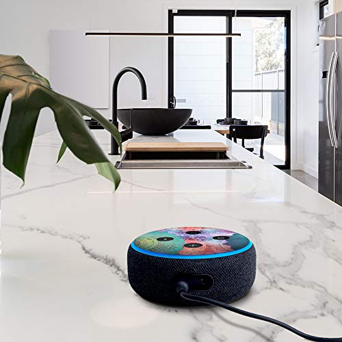 Image of Colorful Mandala - Vinyl Decal Skin Compatible with Amazon Echo Dot 3rd Generation Alexa - Decorations for Your Smart Home Speakers, Great Accessories Gift for mom, dad, Birthday, Kids