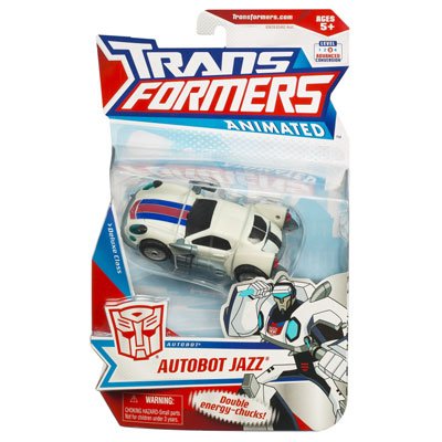 ミニカー transformers animated hasbro set Hasbro Transformers Animated Deluxe Action Figure:Autobot Jazz