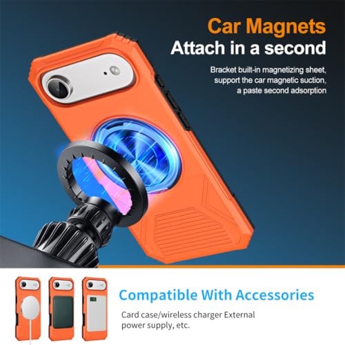 Coque aimantée iPhone 15 Plus chic et rigide Or Rose - 2