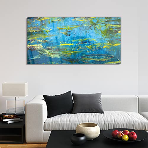 Sublimez un mur vide grâce à l'image sur verre 120x60cm Claude coins abstraction - 3