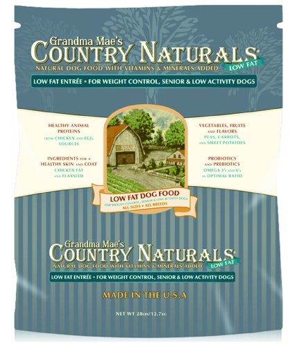 Grandma Mae's Country Naturals Grain Inclusive Dry Dog Food 26 LB Low Fat Chicken & Brown Rice