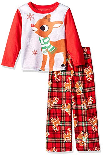 Rudolph Baby Family Sleepwear Collection With Novelty Red Nose, Holiday Plaid, 24M #TOP1