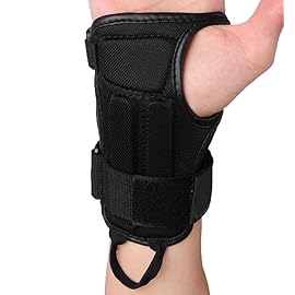 CTHOPER Impact Wrist Guard, Fitted Wrist Brace Wrist Support for Snowboarding, Skating, Motocross, Street Racing, Mountain Biking, Weightlifting (L)
