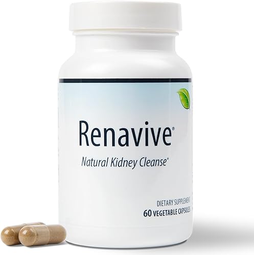 Renavive - Limpieza renal natural Elimina y protege contra los cálculos renales Impurezas de descarga y sistema transparente Apoya la salud y la