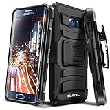 Evocel® Galaxy S7 Edge [Generation Series] Rugged Holster [Kickstand & Belt Swivel Clip] For Samsung Galaxy S7 Edge (SM-G935 / 2016 Release), Black (EVO-SAMG935-AB201)