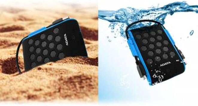 ADATA HD720 1TB USB 3.0 Waterproof/Dustproof/Shock-Resistant External Hard Drive, Blue (AHD720-1TU3-CBL)