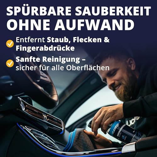 LICARGO LICARGO Innenraumreiniger Auto 500 ml - Neuwagen-Frische in Minuten - Kraftvoll & schonend - Cockpitpflege Auto für Kunststoff, Leder & Armaturen - Polsterreiniger & Cockpitspray für den Innenraum - Funktionsansicht 5 | Tages Deals
