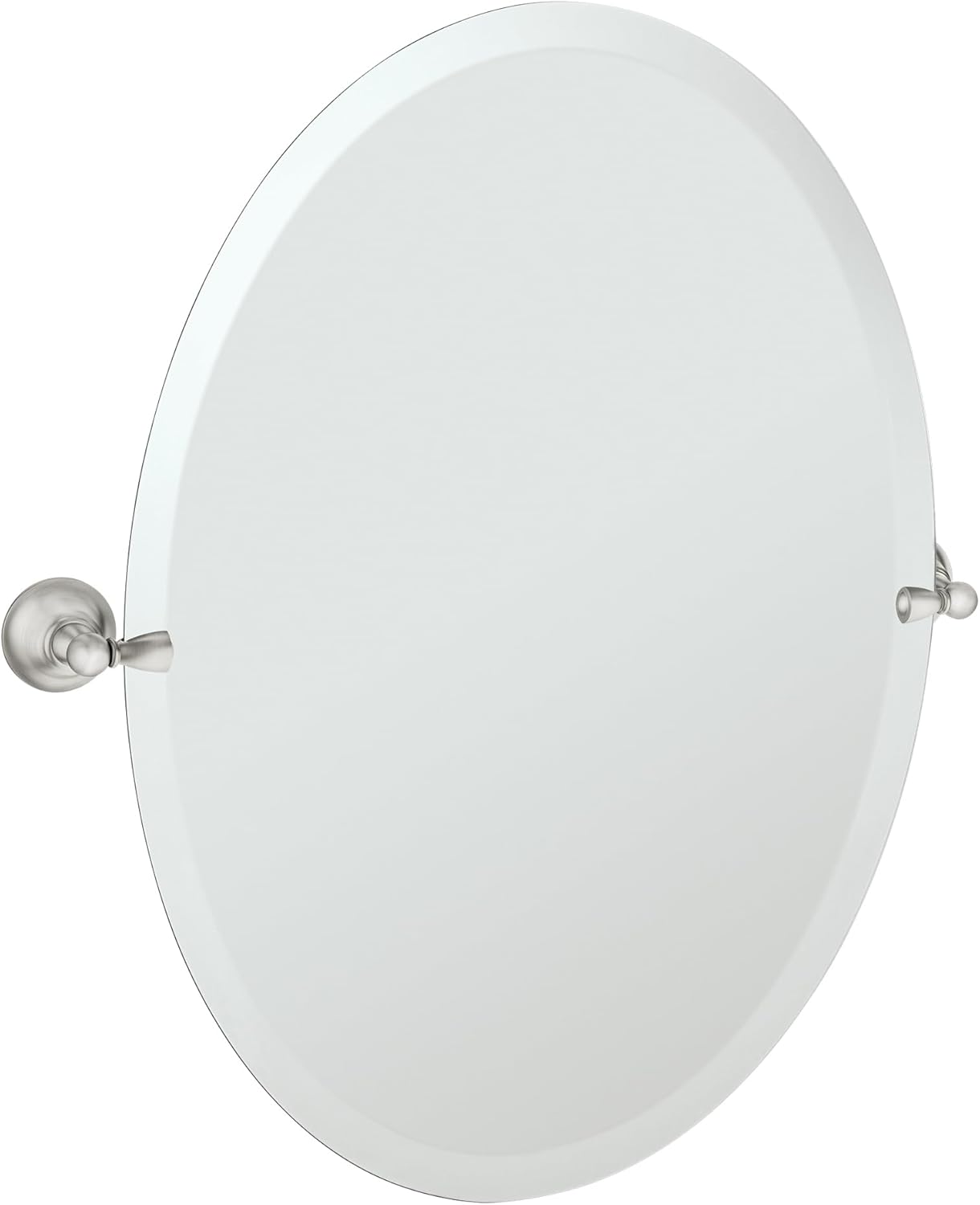 Moen DN6892BN Sage 26-Inch x 23-Inch Frameless Pivoting Bathroom Tilting Mirror, Brushed Nickel
