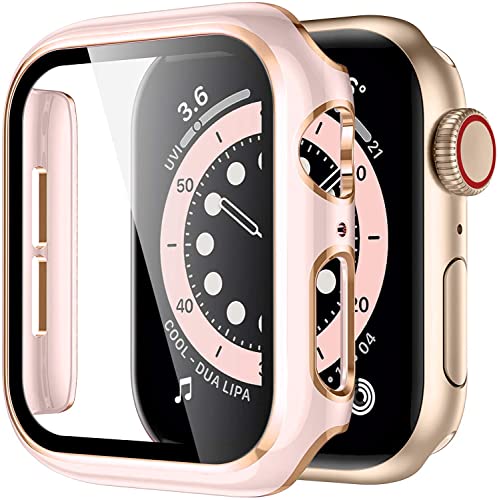 Coque Apple Watch 45mm Protecteur Ecran Verre Antichoc iWatch 7 8