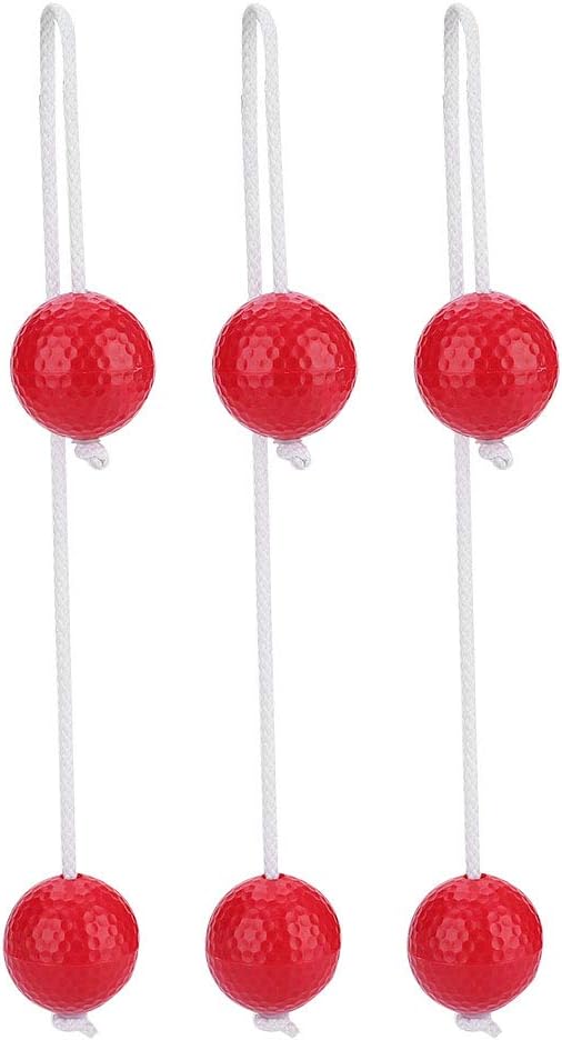 Karlak Ladder Toss Bolas Set Durable Soft Rubber Balls for Children Indoor Outdoor Games 3 Pairs 42mm