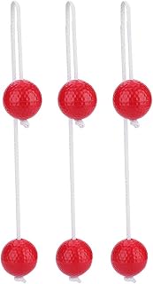 EMUKOEP 2 Colors 3 Pairs Ladder Golf Ball Toss Bolas Set Replacement Sports Balls