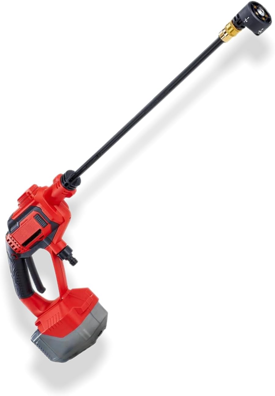 New! Power Wash Anywhere with 20V Lithium Battery Power Washer That Works with Bauer 20V Battery (Battery Sold Separately) - Powerful Dirt and Grime Busting 320 PSI, Versatile 5-in-1 Nozzle