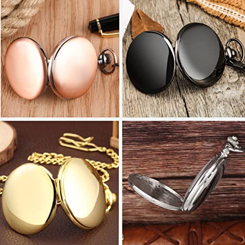 Personalized Pocket Watches With Photo And Text Quartz Vintage Pocket Watch With Chain For Men Women Birthday/Marry/Memorial Gift #TOP5