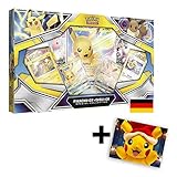 1 Box + 1 Gratis Grußkarte Pokemon Karten Sonne & Mond Pikachu-GX & Evoli-GX Spezial-Kollektion / Spielkarten DE Deutsch / Sammelkarten + 1 GRATIS Grußkarte Weihnachtspikachu