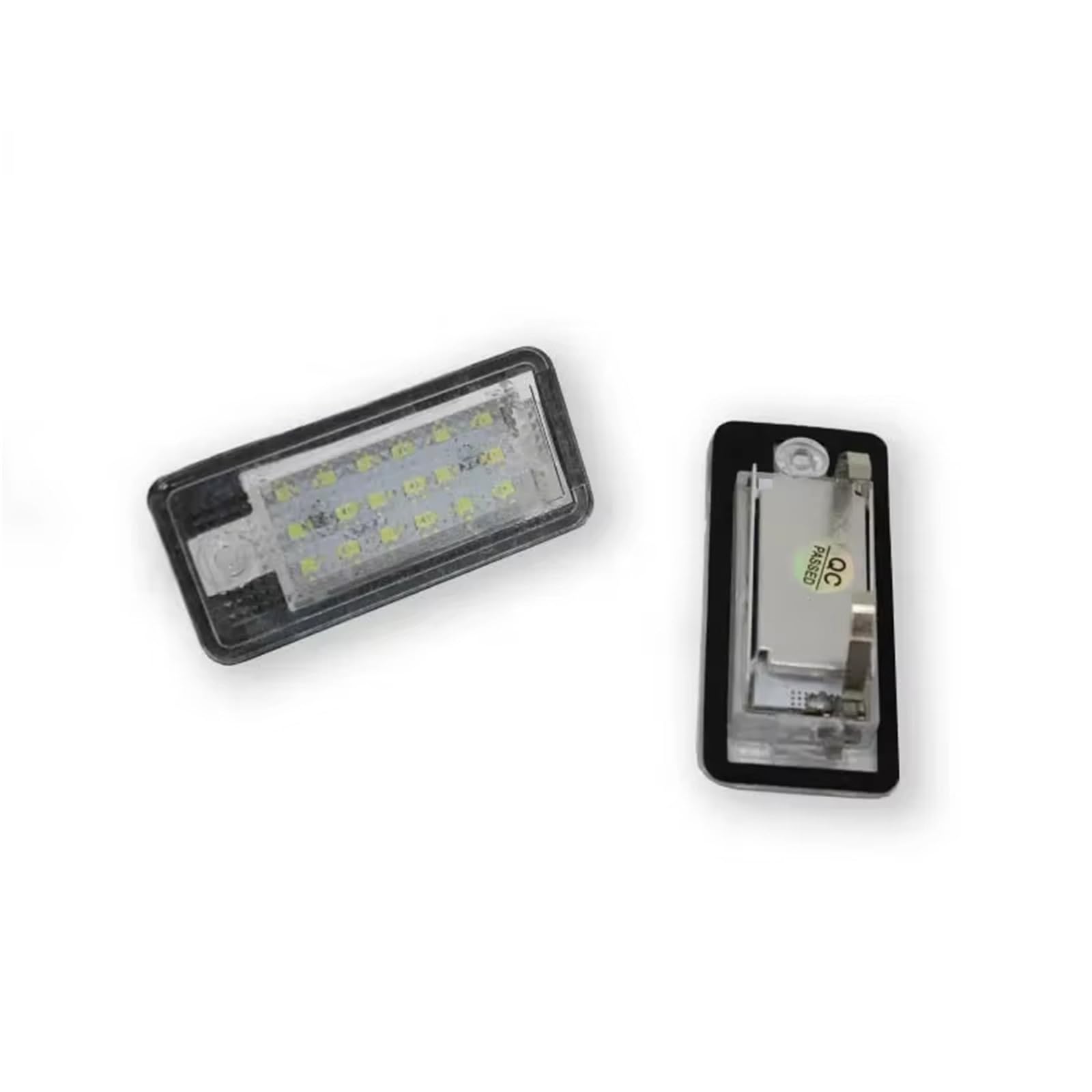 Luz de matrícula para A3 S3, A4 B6 B7, A6 C6 4F, Q7 RS4, 6000K, blanca, 2 unidades.