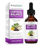 Cortisol Balance Liquid,Cortisol Support Formula with Ashwagandha,L-Theanine,and Magnesium-Promotes Calmness and Deep Sleep|Gluten-Free,Non-GMO - Image 1