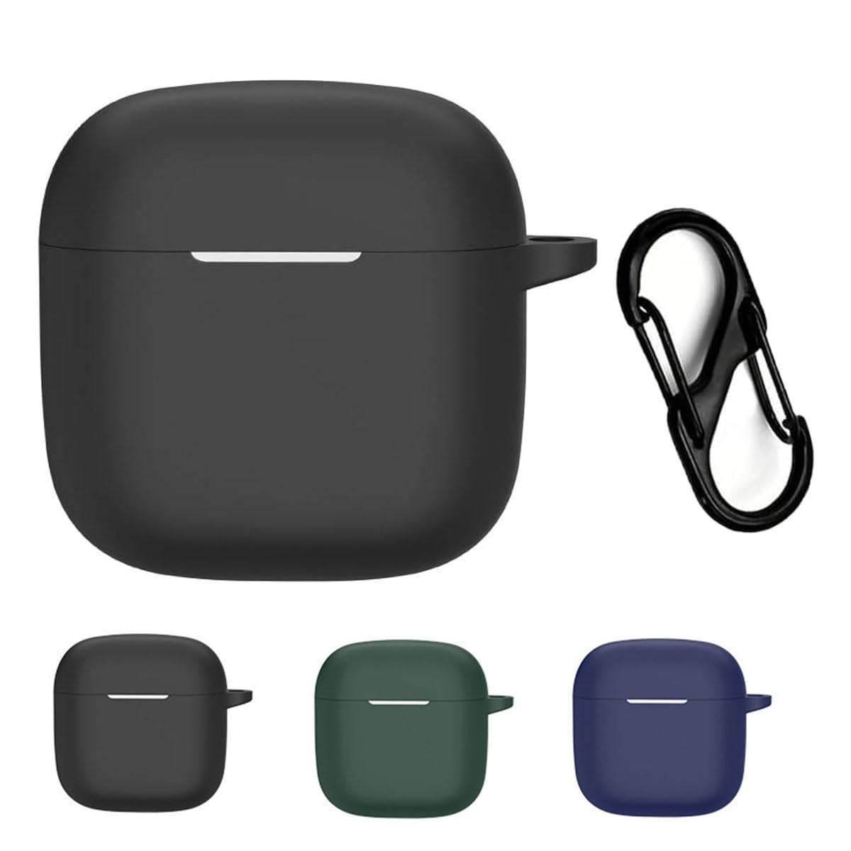 LinJie Compatible with Huawei Freebuds SE 2 Case Cover Silicone Soft TPU Full Protective Waterproof Cover Case Compatible with Huawei FreeBuds SE2 Case (Black)