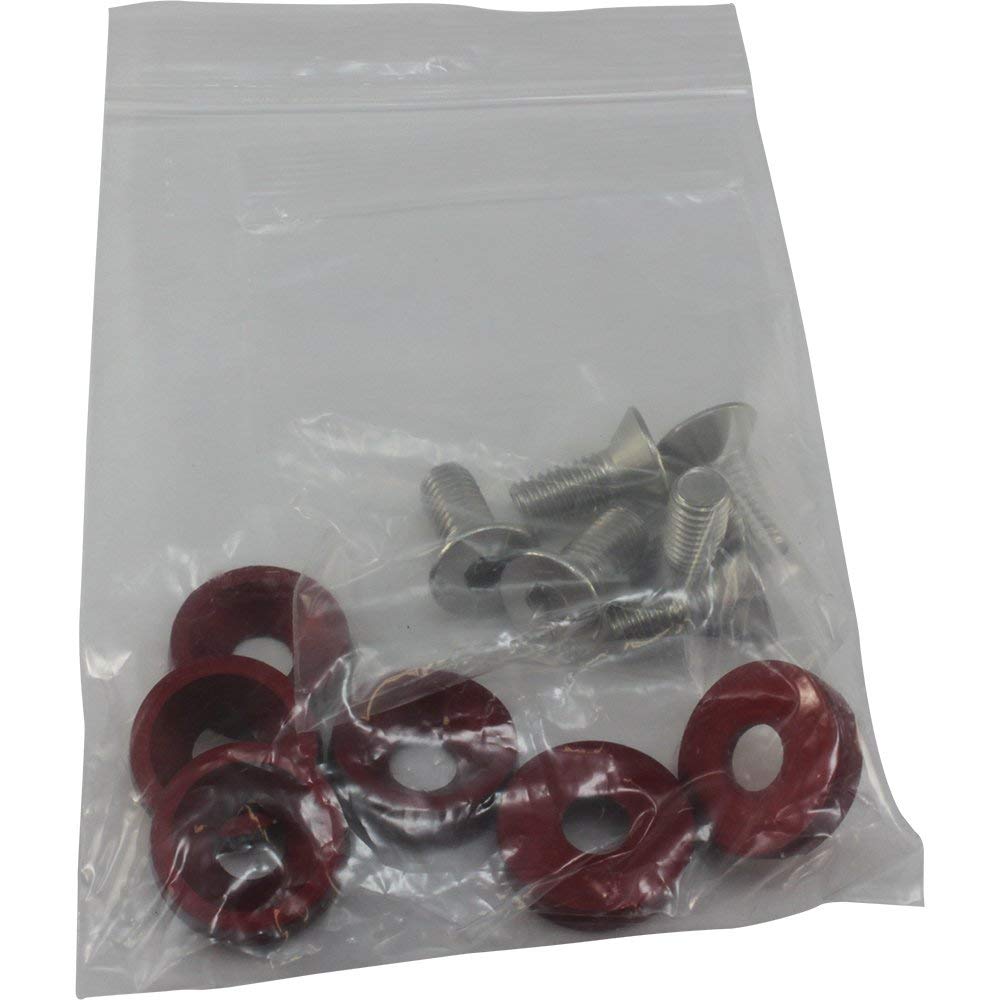 Honda Ruckus 12 Piece 8mm Bolt and Washer Dress Up Kit Red