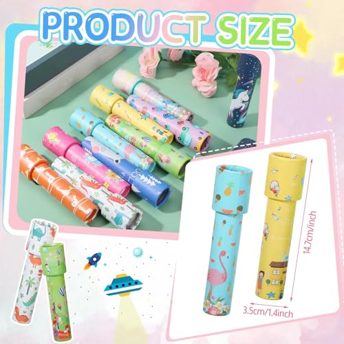 image for Chivao 30 Pcs Classic Kaleidoscopes Kids Vintage Toys, Return Gifts fo