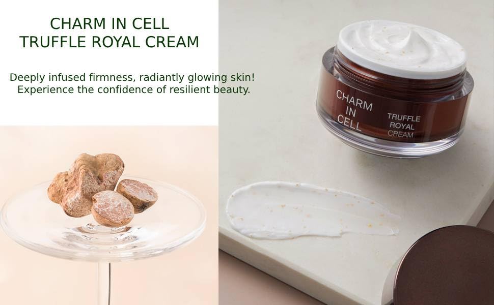 CHARMZONE Charmincell Gold Truffle Royal Cream 1.69 oz (50ml) – Premium Anti-Aging Care with White Truffle & 24K Real Gold - Image 2