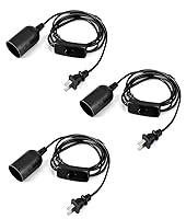 Vista 1 de HESSION - Cable de extensión colgante para farol, cable de lámpara de 5.9 pies, máximo 360 W, interruptor de encendido/apagado E26/E27, iluminación