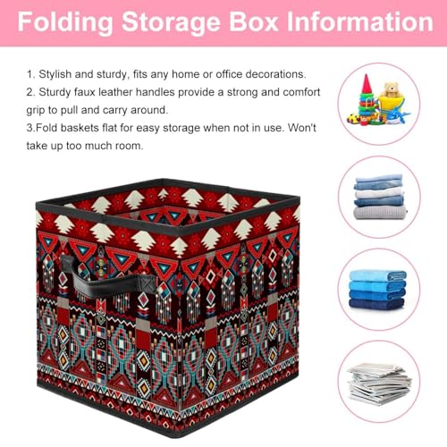 Boîte de rangement pliable cube pour placard encombré de vêtements et livres
