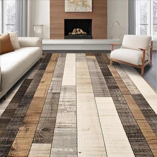 ODIKA Flatwoven High Traffic Area Rug 8x10, Cozy Cottage Inspired,